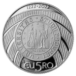 Cеребряная монета 5 евро Италия - университет Падуа — изображение 3