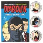 Серебро Италия 2022 Триптих - Diabolik