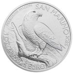 Серебряная монета €5 Сан-Марино 2025 – Сапсан