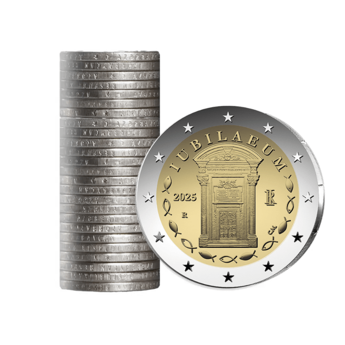 it2025jubileeroll (1) Roll 2 euro Italy 2025 - Jubilee Year - Image 1