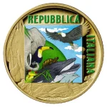 5 евро Италия 2022 - Ягуар — изображение 2