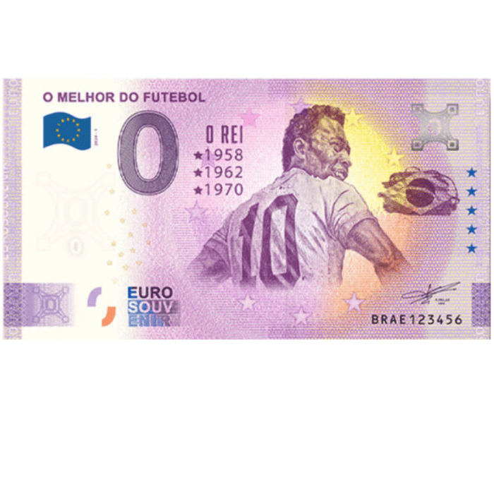 0 euroa Brasilia 2024 - Jalkapallon parhaat: Pele - Image 1