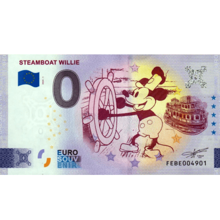 0 euro Malta 2024 - Steamboat Willie