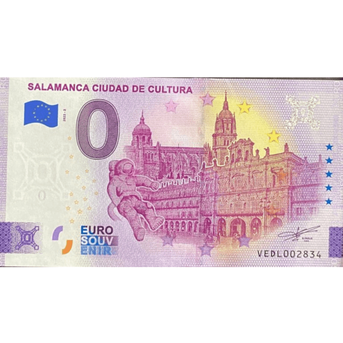 0 euro España 2022 - Salamanca - Capital Europea de la Cultura - Imagen 1