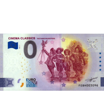 0 euro Malta 2024 - Movie Classics: The Three Musketeers