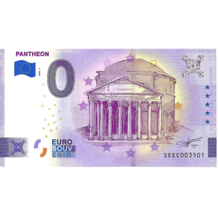 0 euro Italy 2022 - Pantheon in Rome