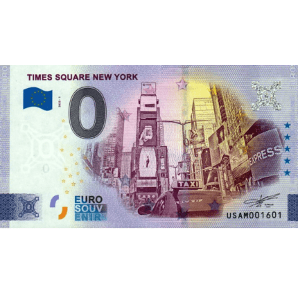0 euros USA 2022 - Times Square (New York)