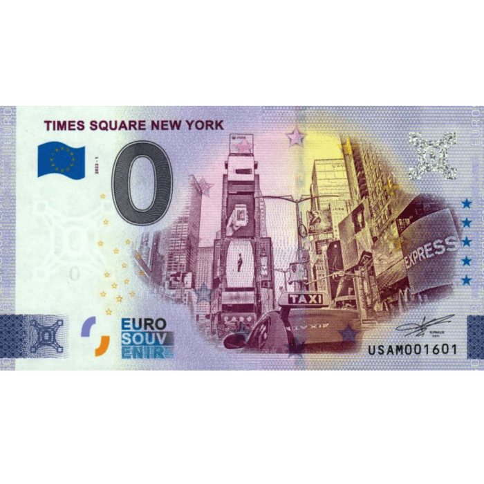 0 euros EEUU 2022 - Times Square (Nueva York) - Imagen 1
