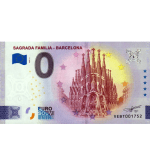 0 euro Spain 2024 - Sagrada Familia - Barcelona