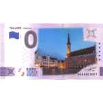 Color banknote 0 euro Estonia 2024 - Tallinn Town Hall