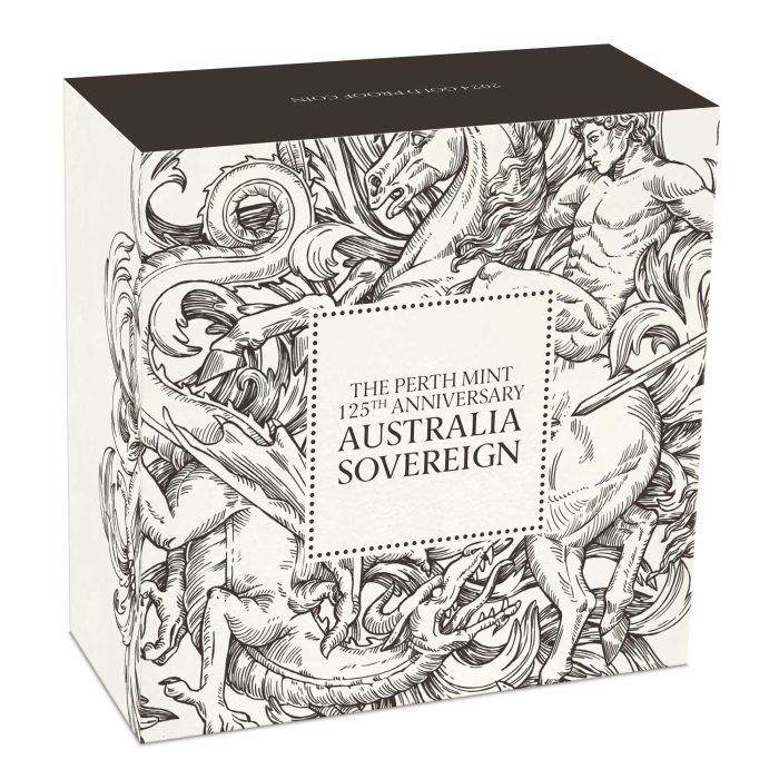 Gold Coin $25 Australia 2024 - St. George defeats the dragon Proof - Image 4