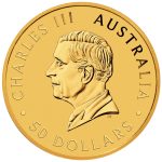 Золотая монета $50 Австралия 2025 – Кенгуру 1/2 oz BU — изображение 2