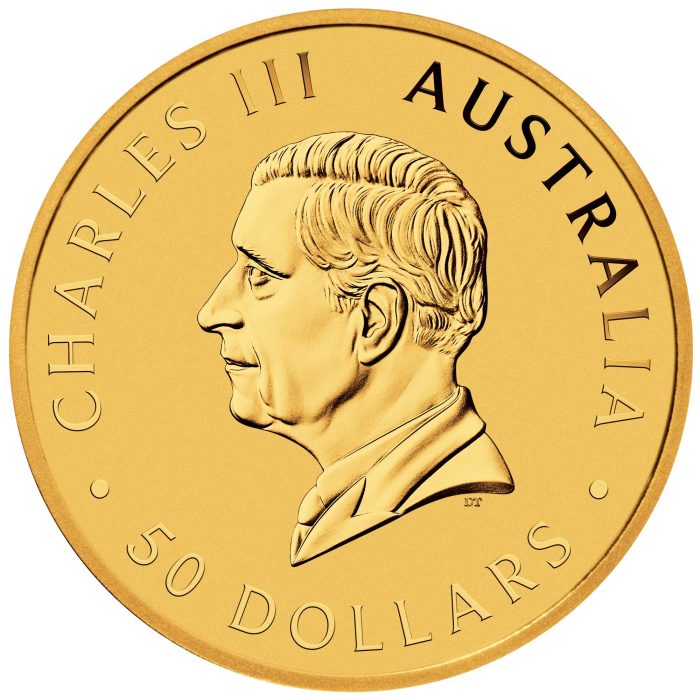 Gold Coin $50 Australia 2025 - Kangaroo 1/2 oz BU - Image 2