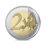 2 евро Франция 2025 – Музей Лувра - набор из 4 карточек — изображение 3