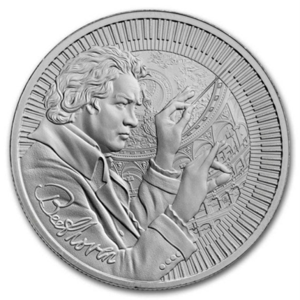 Silver Coin $2 Niue 2024 - Ludwig van Beethoven