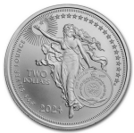 Серебряная монета $2 Ниуэ 2024 — Людвиг ван Бетховен — изображение 2