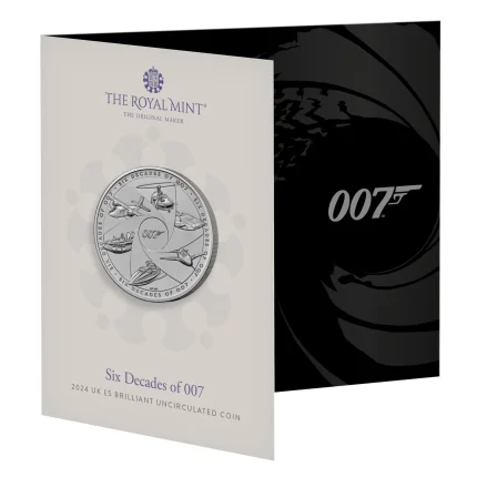 5 фунтов Великобритания 2024 – Шесть десятилетий агента 007
