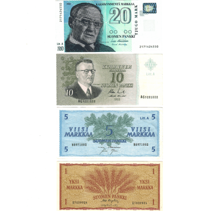 Banknote Set - Finnish Mark