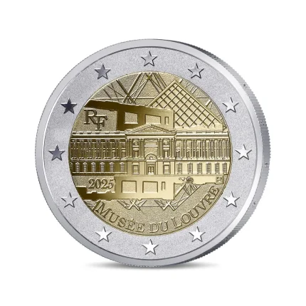 2 евро Франция 2025 – Музей Лувра Reverse Proof