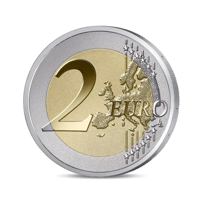 2 Euro Francia 2025 - Museo del Louvre Reverse Proof - immagine 2