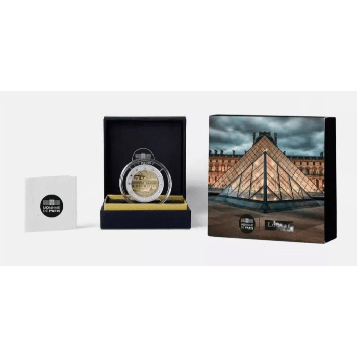 2 Euro Francia 2025 - Museo del Louvre Reverse Proof - immagine 3