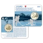 2 euro Slovakia 2025 – European Ice Hockey Championship in card (BU)