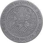 Серебряная монета 2000 франков Камерун 2025 – Путь в Вальхаллу: Харальд I Прекрасноволосый — изображение 2