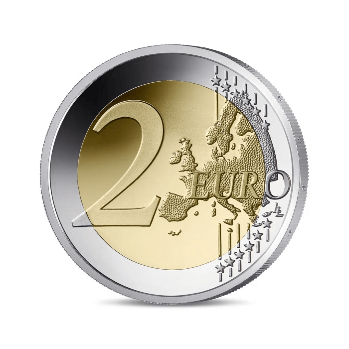 2 euros Francia 2025 - Museo del Louvre Proof - Imagen 2