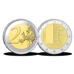 2 евро Финляндия 2025 - Государственные визиты BU пара карточек FIN + ENG — изображение 2