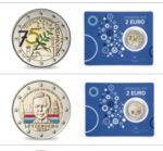 4 kpl 2 euron Luxemburg 2025 -kolikkokorttipaketti - Image 2