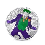 Серебряная монета €10 Франция 2025 — DC Comics: Джокер — изображение 2