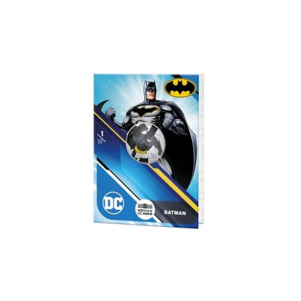 Серебряная монета €10 Франция 2025 — DC Comics: Бэтмен