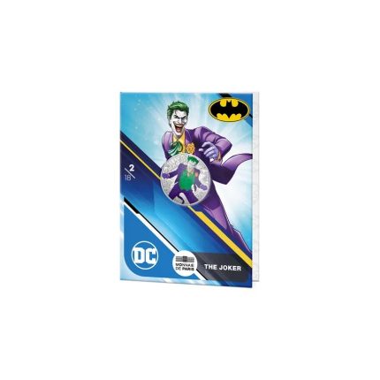 Серебряная монета €10 Франция 2025 — DC Comics: Джокер