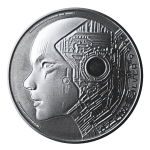 Silver coin 5000 francs Republic of Chad 2025 - Artificial Intelligence