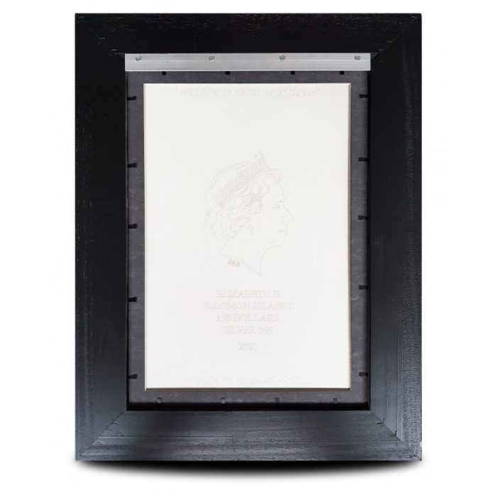 EXCLUSIVA Moneda de plata de 1,5 kg 150 $ Islas Salomón 2021 - Dante Alighieri - Imagen 2