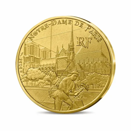 1/4 евро Франция 2025 – ЮНЕСКО: Собор Парижской Богоматери