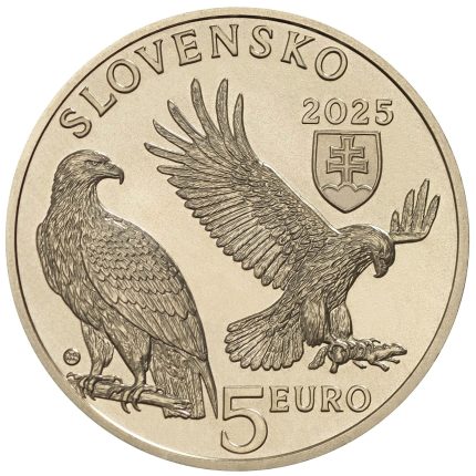 5 евро Словакия 2025 – Орёл