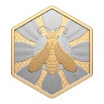 Gold plated silver coin $20 Canada 2025 - Honeybee