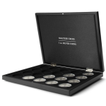 Estuche de presentación para monedas de plata “Cruz de Malta” en cápsulas