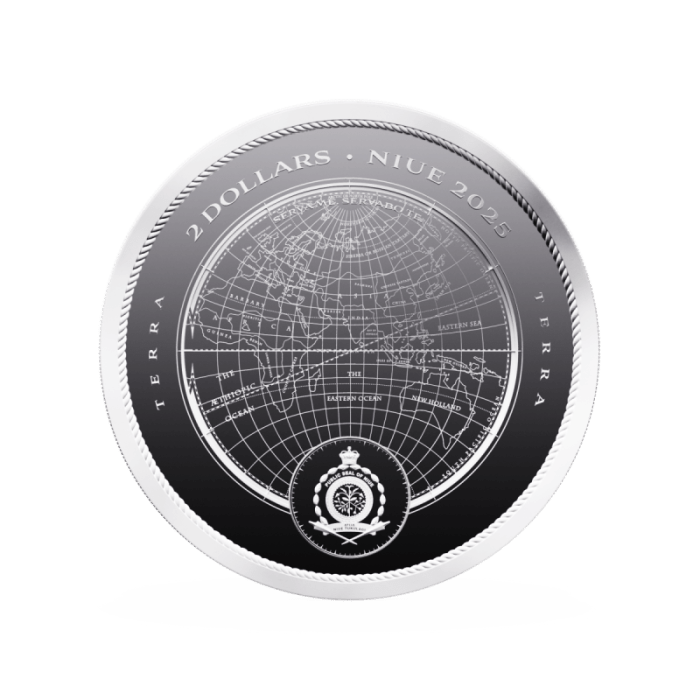 Moneda de plata de $2 Niue 2025 - Terra - Imagen 2