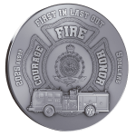 Silver coin $5Niue 2025 - Firefighters 2 oz - Image 3