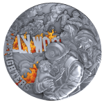 Silver coin $5Niue 2025 - Firefighters 2 oz
