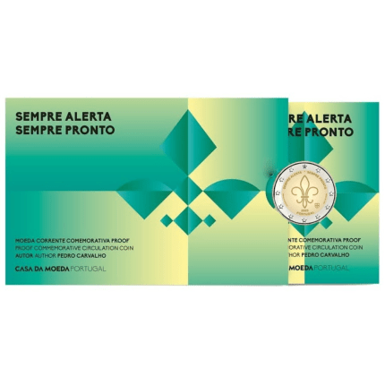 2 евро Португалия 2025 – Всемирный скаутинг Proof