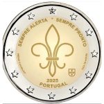 2 евро Португалия 2025 – Всемирный скаутинг Proof — изображение 2