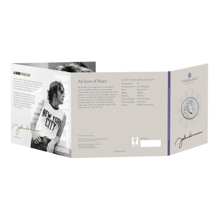 £5 UK 2025 - John Lennon - Imagen 5