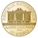 Gold Coin 10 Euro Austria 2025 - Vienna Philharmonic 1/10 oz UNC - Image 2