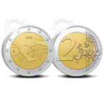 2 euro Finland 2025 - Finland-Sweden Athletics International 100 years BU (random coincard) - Image 3