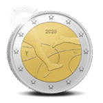 2 euroa Suomi 2025 - Suomi-Ruotsi yleisurheilun 100-vuotisjuhla