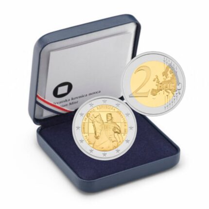2 euro Croazia 2025 – 1100° anniversario del Regno croato e incoronazione di Re Tomislav Proof