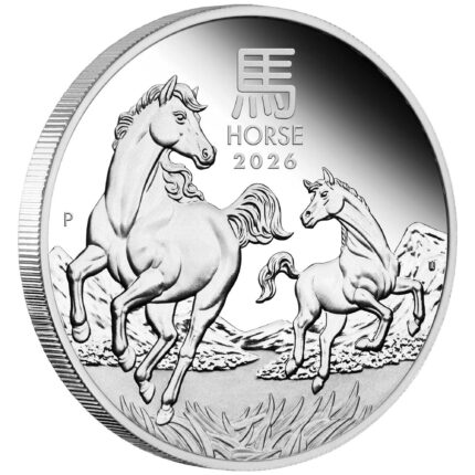 Silver coin $1 Australia 2026 – Year of the Horse 1 oz Proof